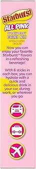 SINGLES TO GO! Starburst Go Powdered Drink Mix, All Pink Strawberry, 3 Boxes with 6 Packets Each - 18 tal Servings, Sugar-Free Drink Powder, Just Add Water, 6 count (Pack of 3)