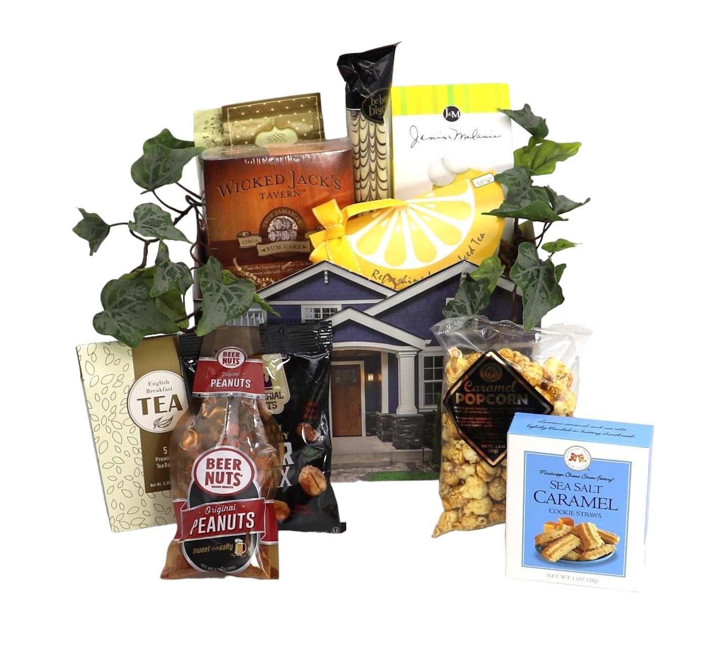 Gift Basket Village - Housewarming or Moving Day Gourmet Gift Basket: Assorted Snacks, Drinks, and Treats, Perfect Welcome Home Gift, Handcrafted in the USA