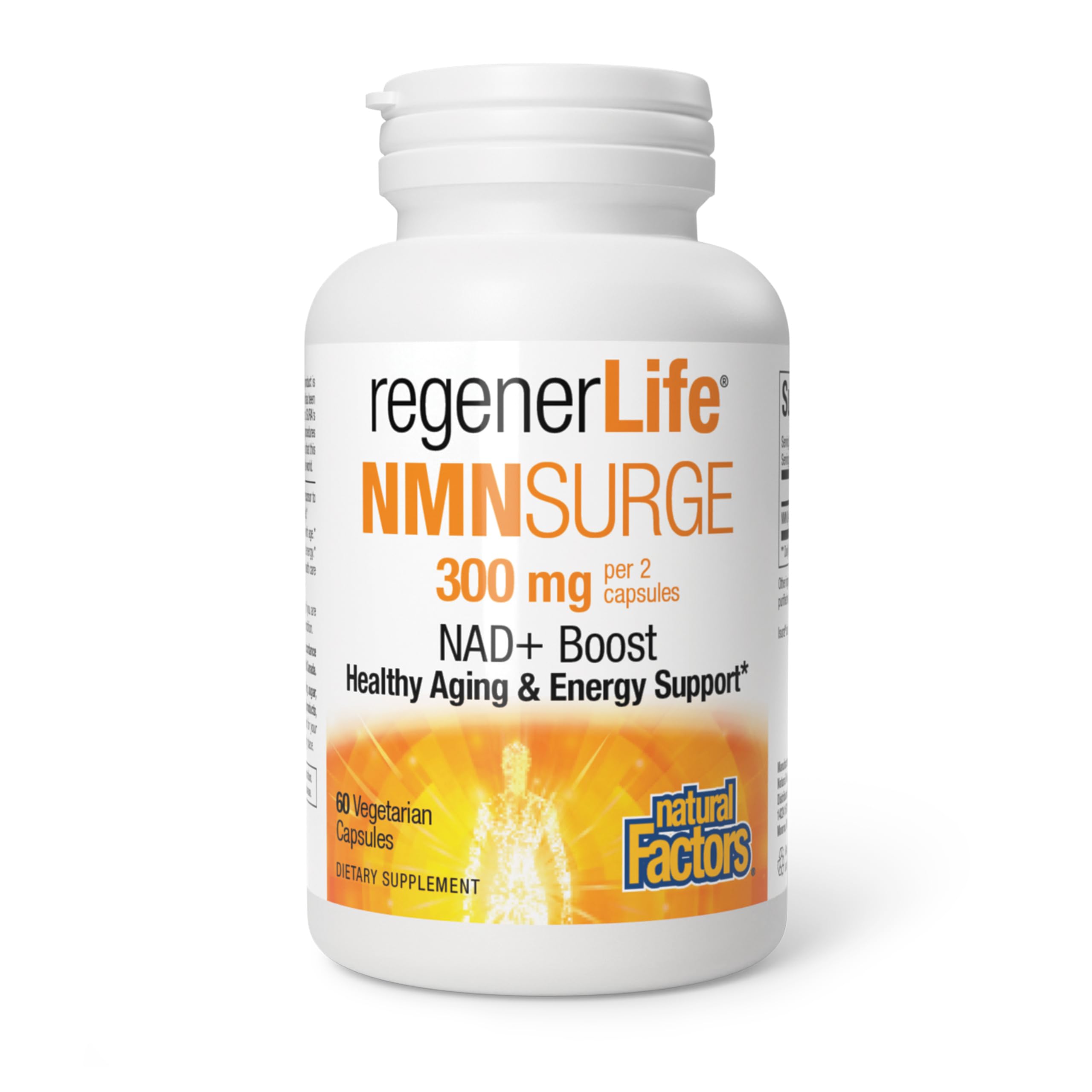 Dr.G　EGF×NMN Amazon.com: Natural Factors Regenerlife NMN NAD+ Boost, 300MG, 60