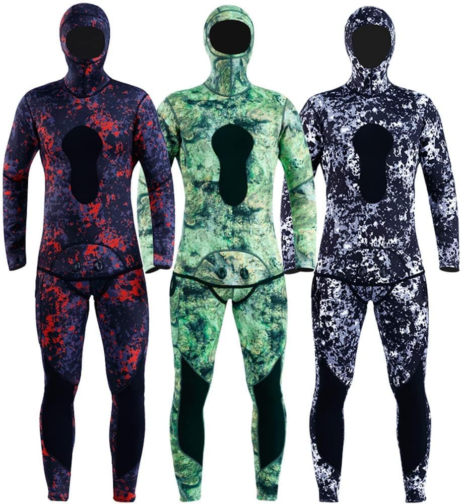 MYLEDI Neoprene 3mm Super Stretch Camouflage Fullsuit for Freediving Snorkeling Swimming Spearfishing Wetsuit