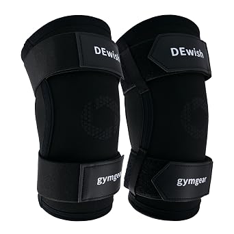 1 Pair 5mm Neoprene Elbow Braces for Squats, Weightlifting