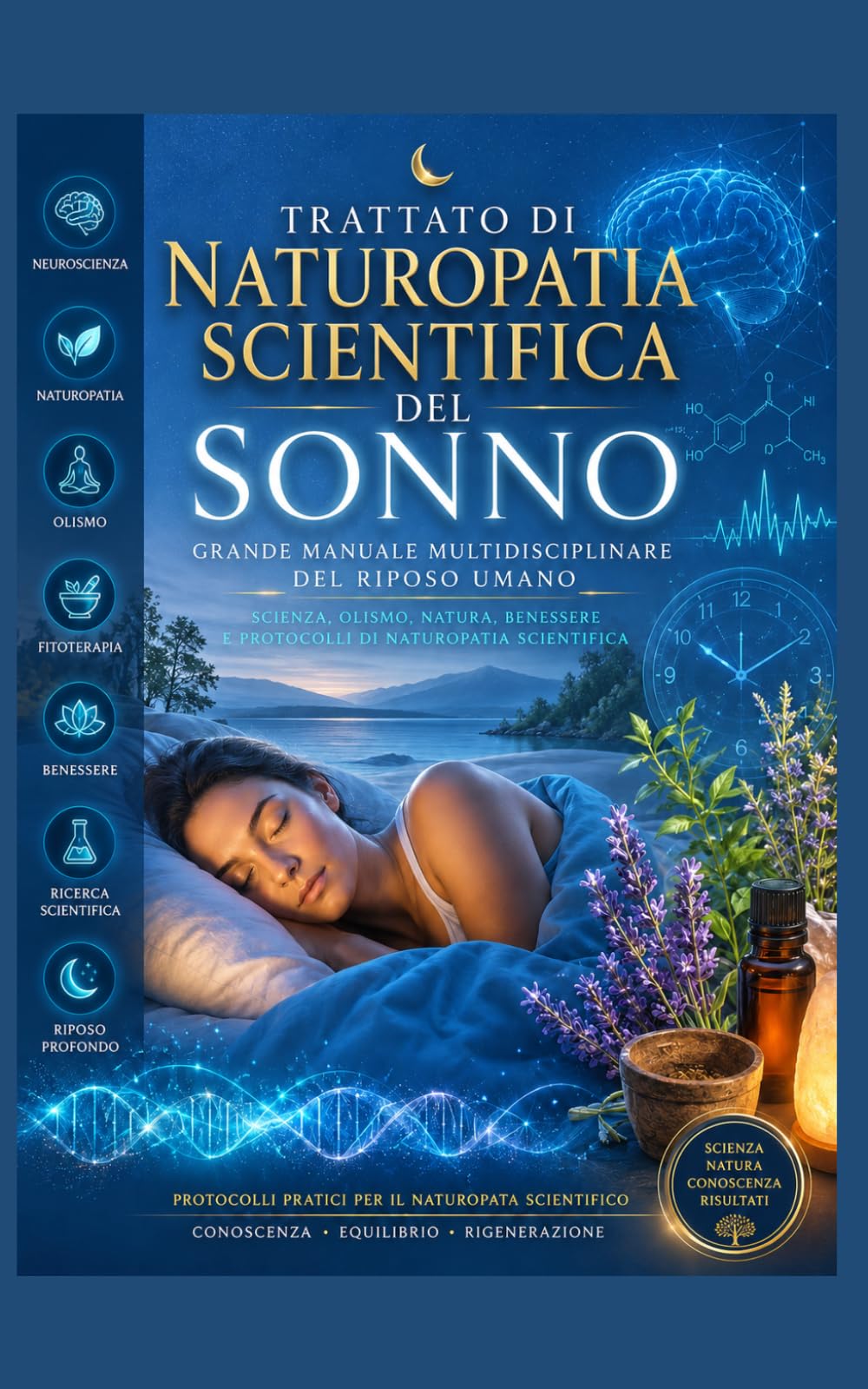 TRATTATO DI NATUROPATIA SCIENTIFICA DEL SONNO: Grande Manuale multidisciplinare del riposo umano: Scienza, Olismo, Natura, Benessere e Protocolli di Naturopatia scientifica