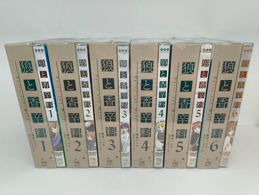 狼と香辛料 DVD特典ジグソーパズル 全6巻セット 狼と香辛料 全六巻