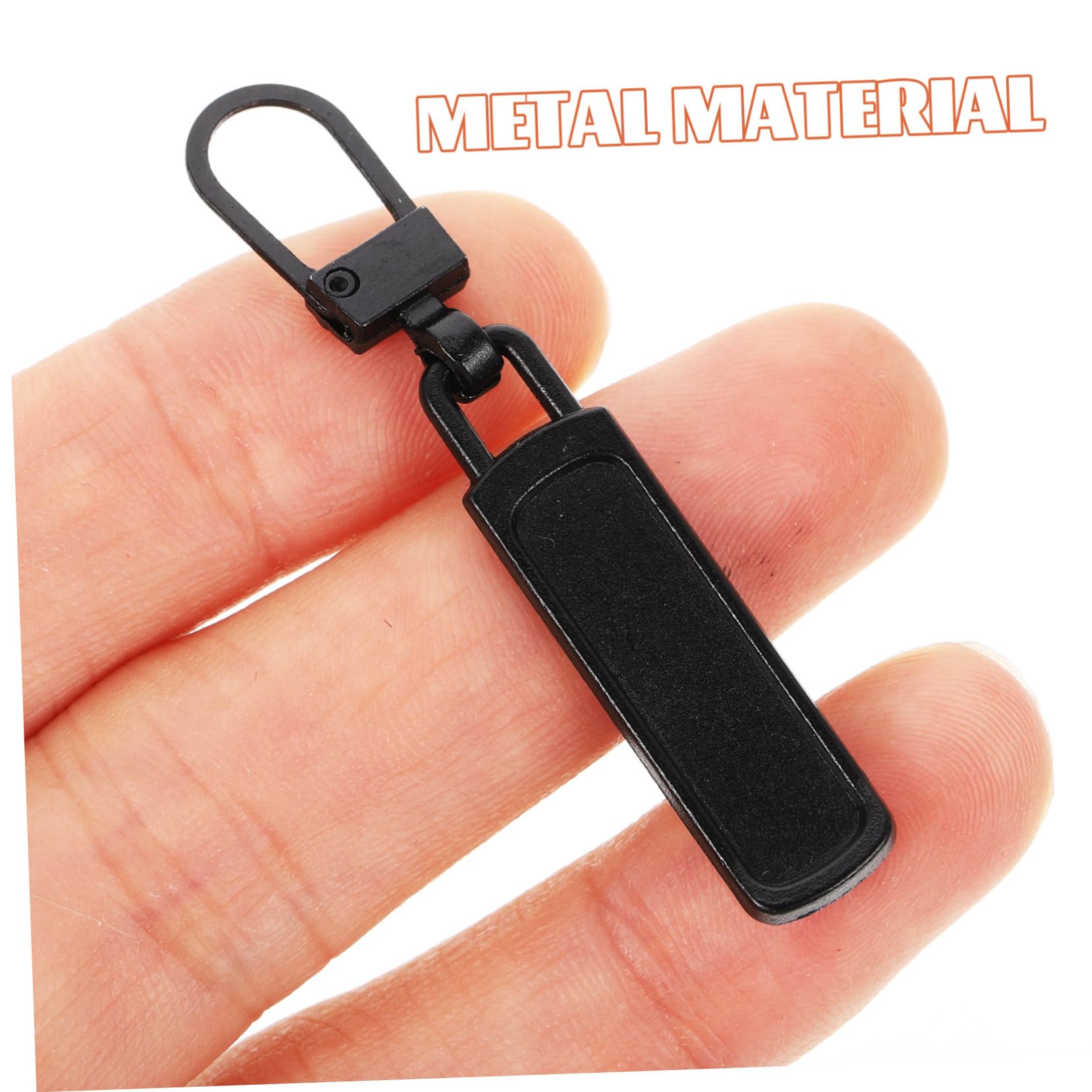 STOBOK 100piezas Kit De Reparación De Cremalleras De Tiradores Desmontables Para Ropa Equipaje y Accesorios Zipper Pulls Reutilizables