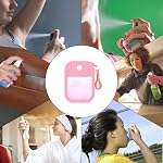 Vaporisateur de carte portable Bottle-38ml Mini Vaporisateur de parfum cosmétique rechargeable Bouteille vide pour l'alcool Hand Sanitizer Freshener