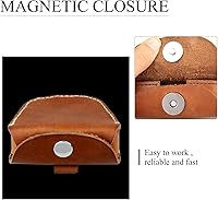 Vista 4 de Firedog Bolsa de munición, bolsa de munición con tirachinas para 0.354 in .22Lr .38 de piel de caza de cinturón de munición