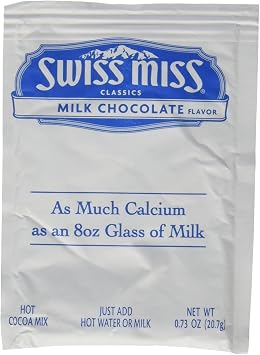 Swiss Miss Regular Hot Cocoa Mix, 50 packets,NET WT 36.5oz. 50X0.73 ENVELOPES