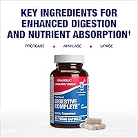 Vista 6 de Suplemento de enzimas multidigestivas a base de plantas, suplemento de digestión clínicamente formulado con hierbas calmantes y enzimas para mujeres