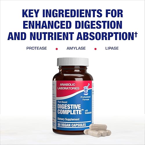 Miniatura 6 de Enzimas digestivas para mujeres y hombres - 90 cápsulas veganas - Suplemento de enzimas digestivas con bromelina, jengibre y más - Digestivo