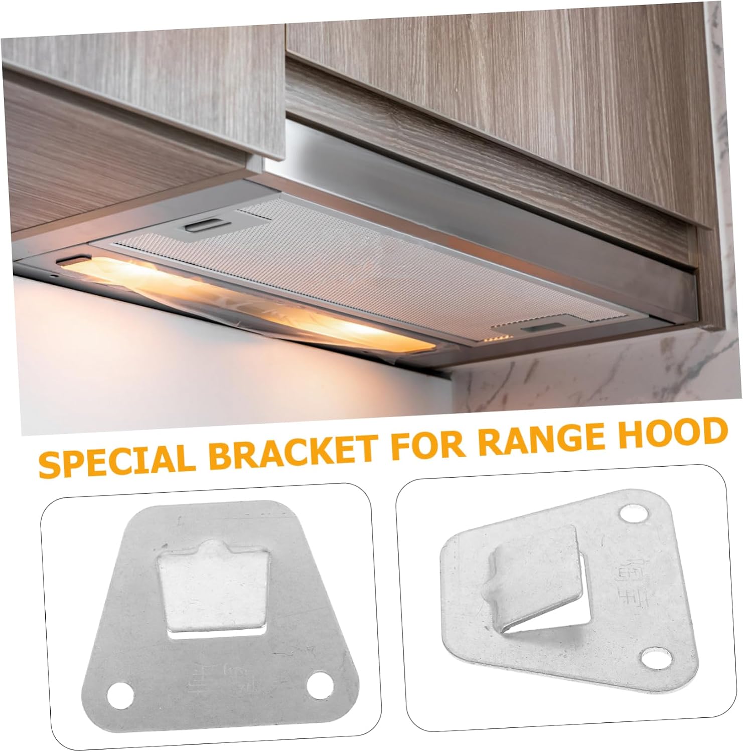 Range Hood Wall Mount Bracket Stainless Steel Silver