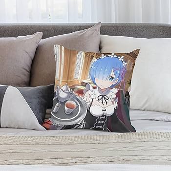 レム調 リゼロ クッションカバー タペストリー ナース版 新品未開封 Re:ゼロから始める異世界生活』より、「エミリア」と「ラム