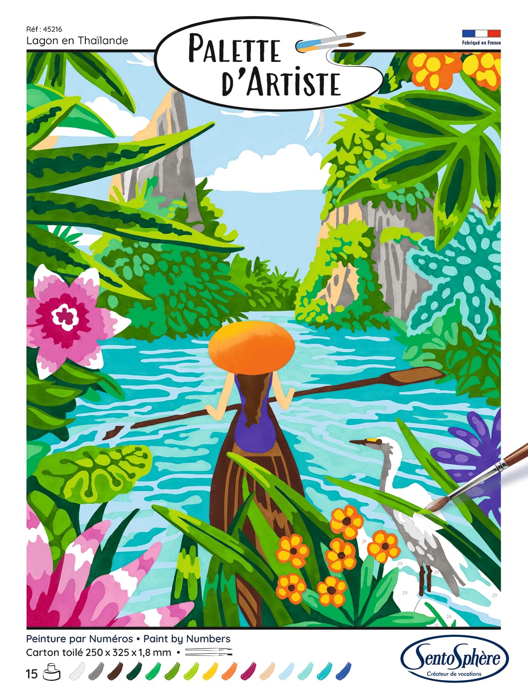 Kit de pintura por números Venecia de Sentosphère como regalo creativo para adultos