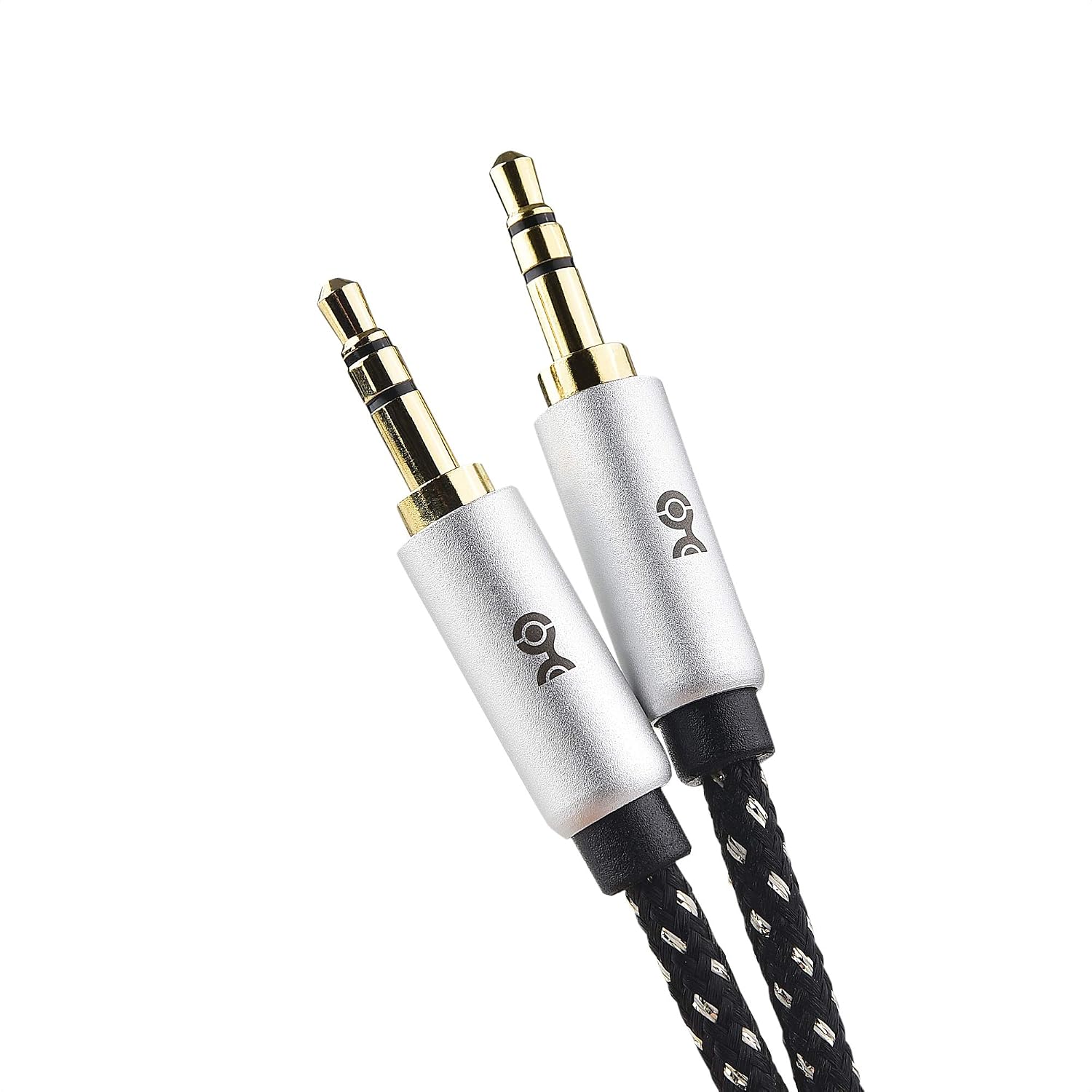 Cheap Cable Matters 2-Pack 3.5mm Audio Cable 6 ft (3.5mm Aux Cable / Aux Cord, Headphone Cable, Audio Cable 3.5mm Male to Male) - 6 Feet / 1.8 Meters