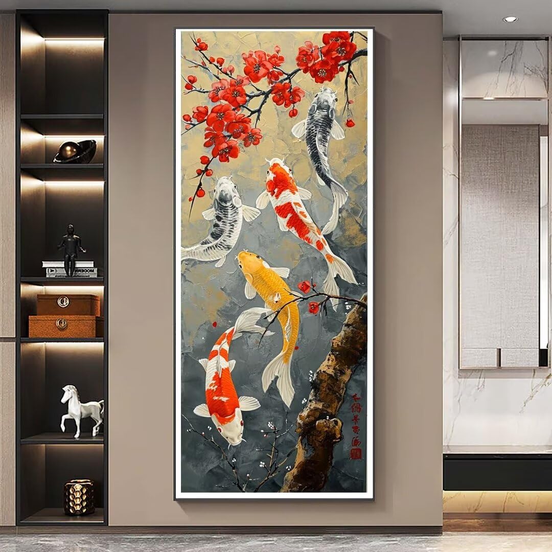 Diamond Painting Buddha Bild – 50x150 Cm, 5D Runde Diamanten, Vollbohrer, DIY Set
