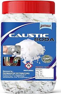 PMW - Drain Cleaner - Flakes (Dry Flakes) to Clear Clogged Drains, Sinks, Pipes Chimneys - 500 Grams - Loose Packed