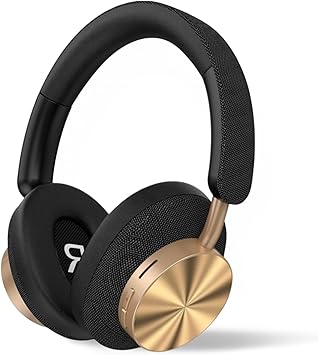 Next Destination ND-06 Auriculares Inalámbricos de Diadema Bluetooth 5.3, Bajo Potente, Batería 40H, Ajustables, Deportivo, Cancelación de Ruido, Cascos Supraaurales Wireless Headphones Over-ear Negro