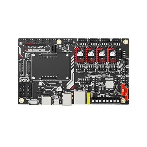 BIGTREETECH Manta M4P V2.2 Placa de control de 32 bits, compatible con 4 ejes TMC2209 controlador de motor paso a paso compatible con CB1