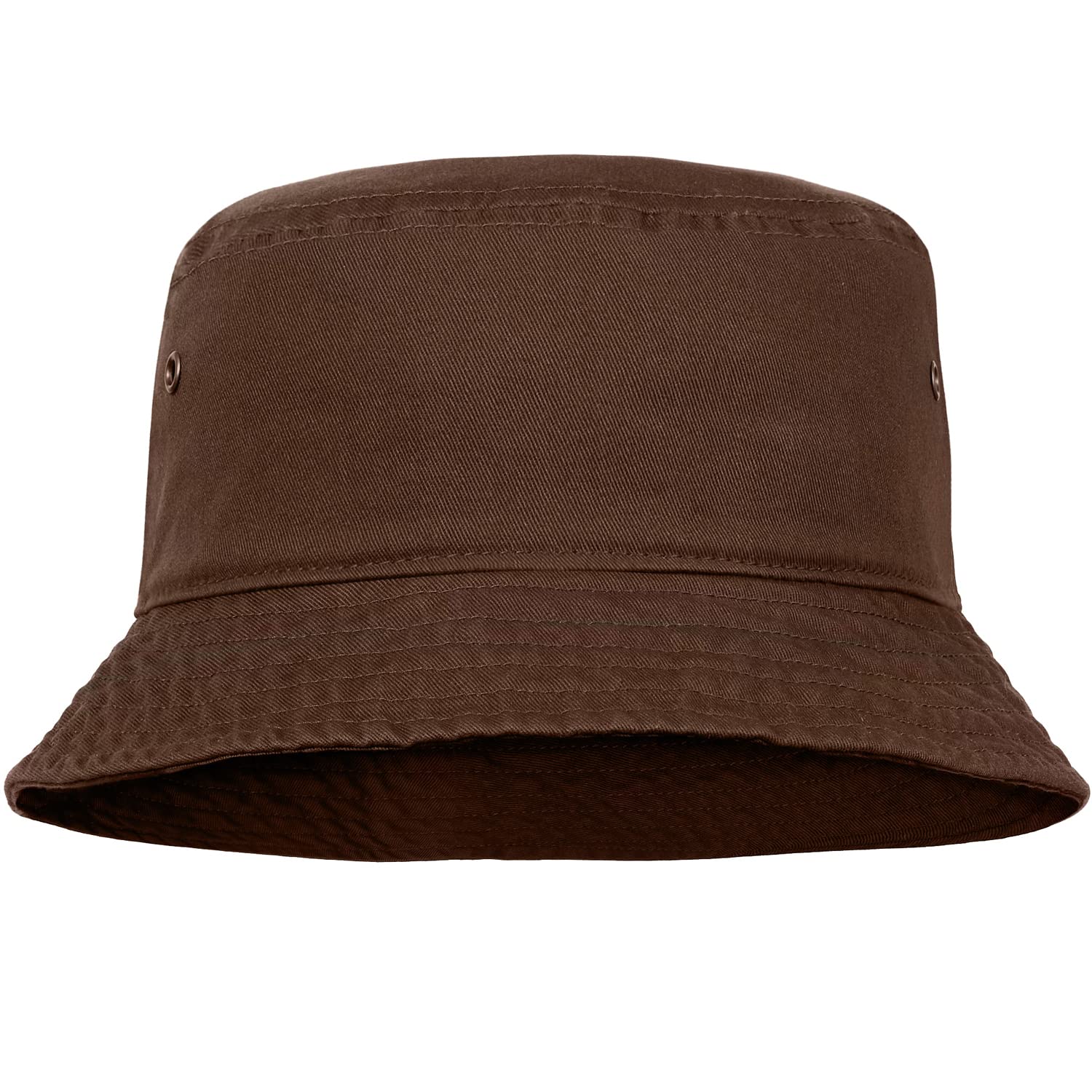Falari Men Women Unisex Cotton Bucket Hat 100% Cotton Packable for Travel Fishing Hunting Summer Camp