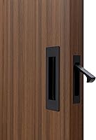 Vista 1 de Dontay Manijas de Puerta Corrediza de Bolsillo, Herrajes de Puerta de Bolsillo de Acero Inoxidable 304 Sin Seguro, Tiradores de Dedo Empotrados al