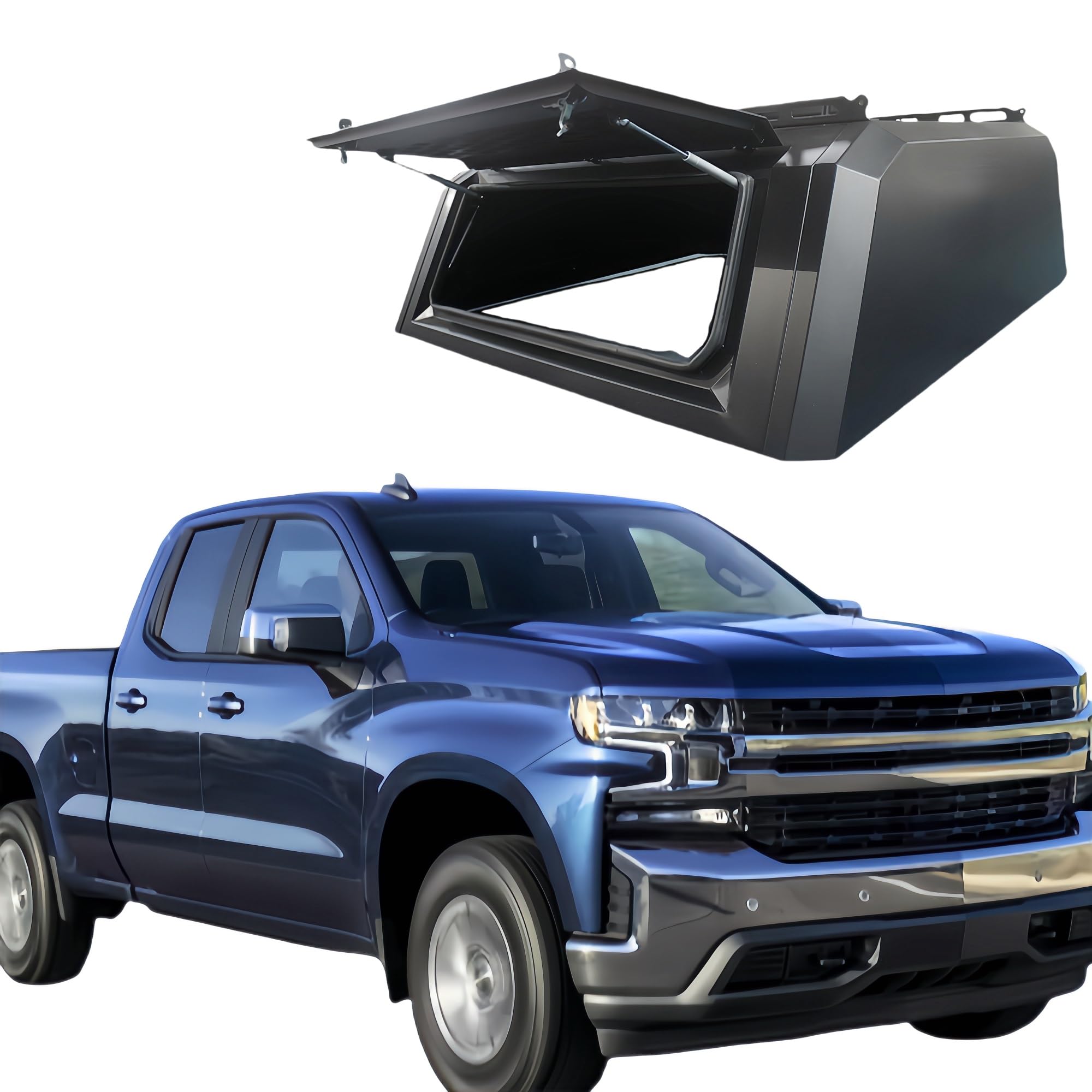 Durable Rainproof Custom Steel Canopy Hard Top Pickup Truck Special Canopy Compatible for Chevrolet Silverado 3500 2022