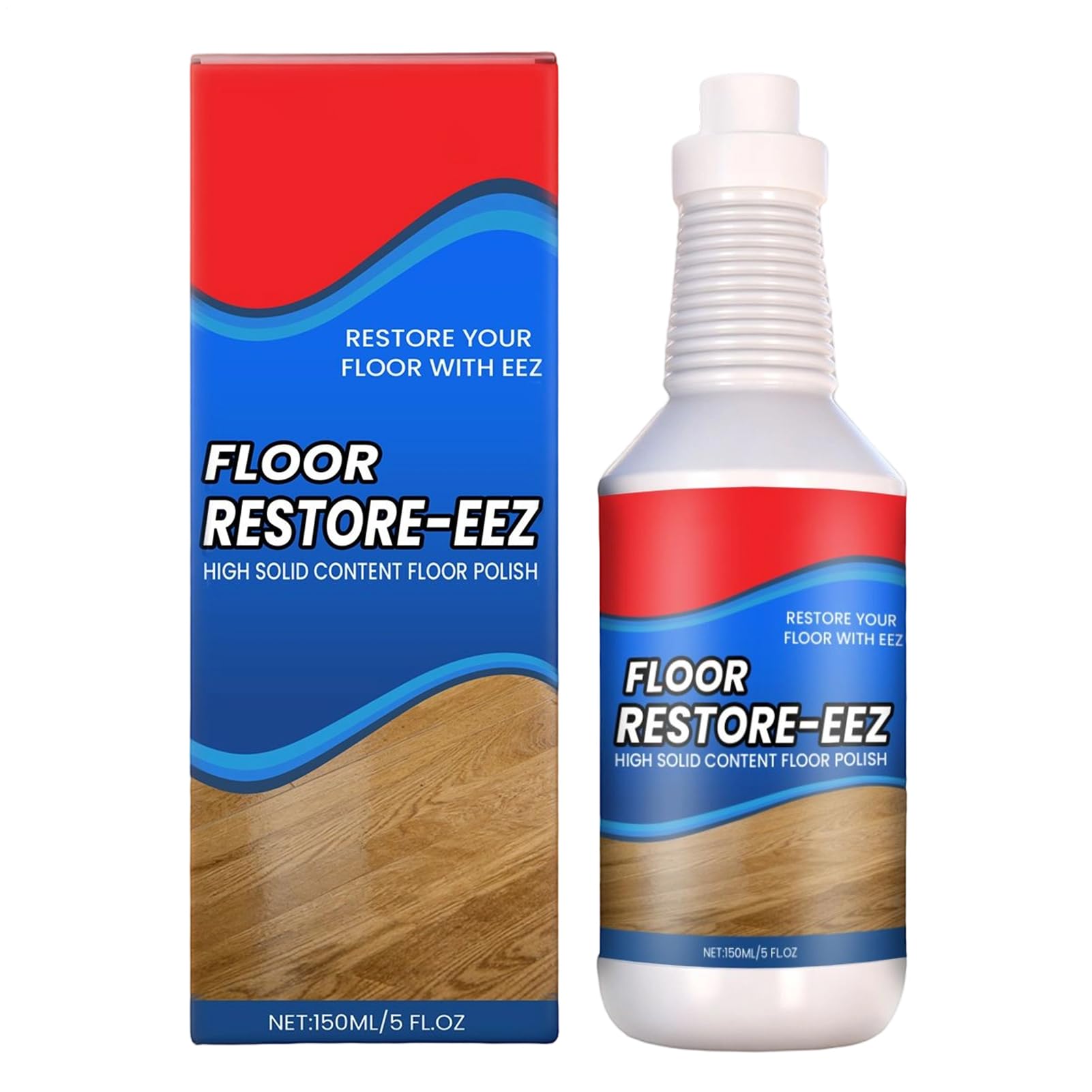 Floor Restore Eez, 150ml Solution De Restauration Des Sols, Rénovateur Pour Sols En Bois, Liquide Rénovation Floor, Agent Protection Floors Nettoyant Réparateur Anti-Rayures Pour Parquets Stratifiés