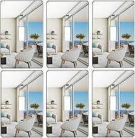 Vista 13 de 1 Pieza Placas de Interruptor de Luz con Espejo, Cubiertas de Salida de Acrílico, Placas de Pared Duraderas, Placas de Interruptor con Espejo