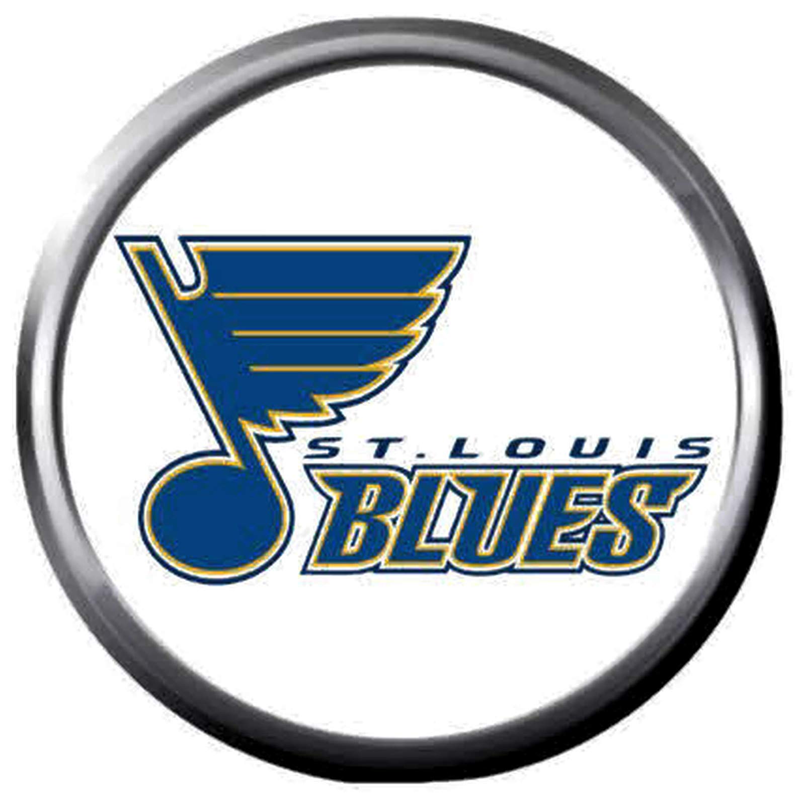 Fashion Snap Jewelry The St Louis Blues NHL Hockey Logo Road to Stanley Cup Champions 18MM - 20MM Snap Charm