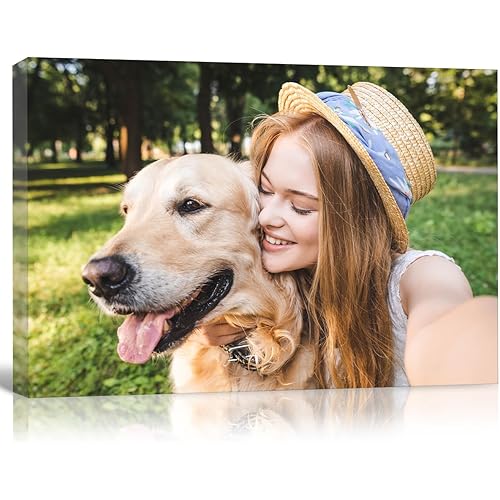 GMissT Canvas Prints With Your Photos - Personalized Pictures On Canvas Custom Poster for Home Decor - Floating Frames & Gift Wrapping Available
