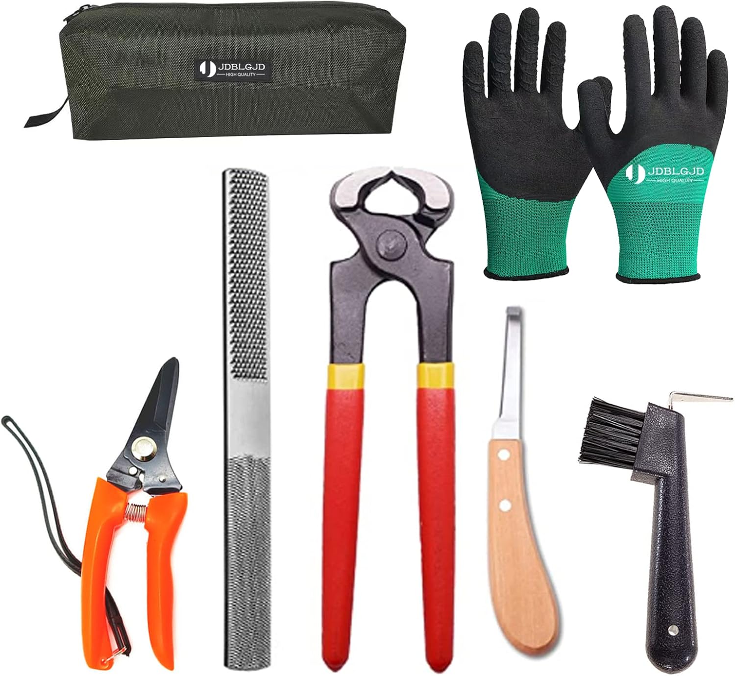 JDBLGJD Farrier Tool Kits 8 inch Professional Farriers