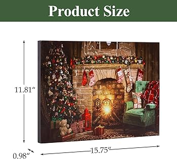 Amazon.co.jp: NIKKY HOME 16インチ x 12インチ ホリデーLEDライト付き