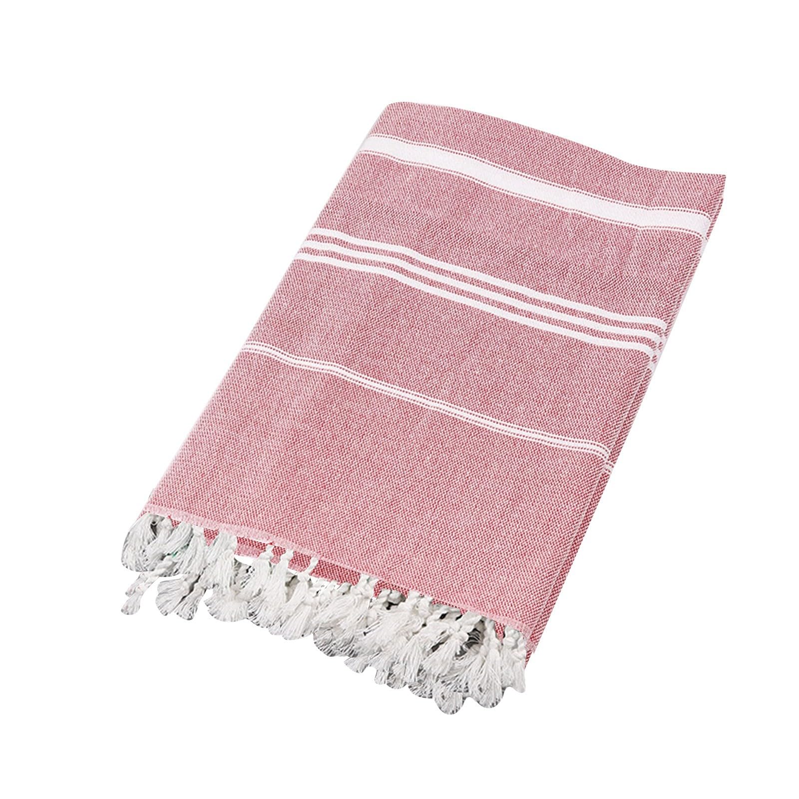 Turkish Beach Towels, 71x39 Inches Oversized Cotton Sand Free Quick Dry Beach Towel for Adults Kids,Lightweight Pool Towel Bathroom Towels,Travel Essentials