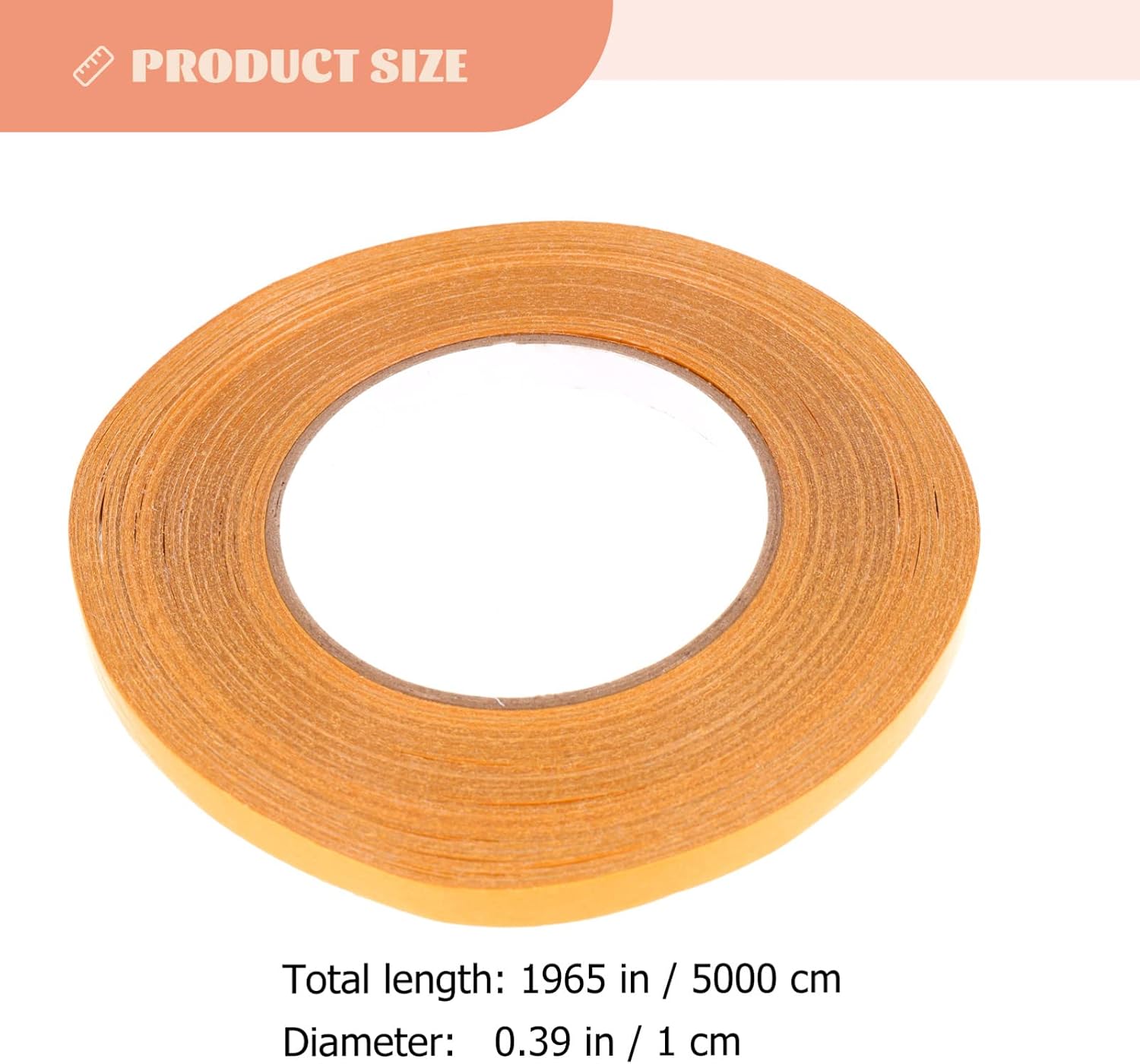 Yardwe Double Sided Fiberglass Filament Tape Mesh Design Orange