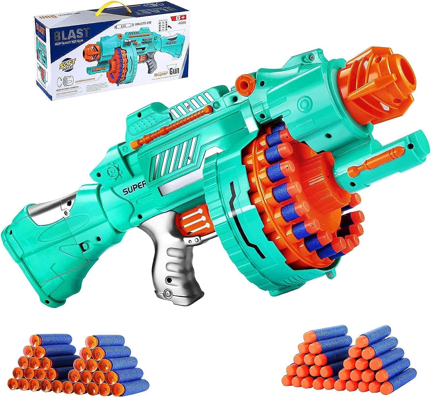Toy Gun Automatic Electric Toy Foam Blasters & Guns with 40 Foam