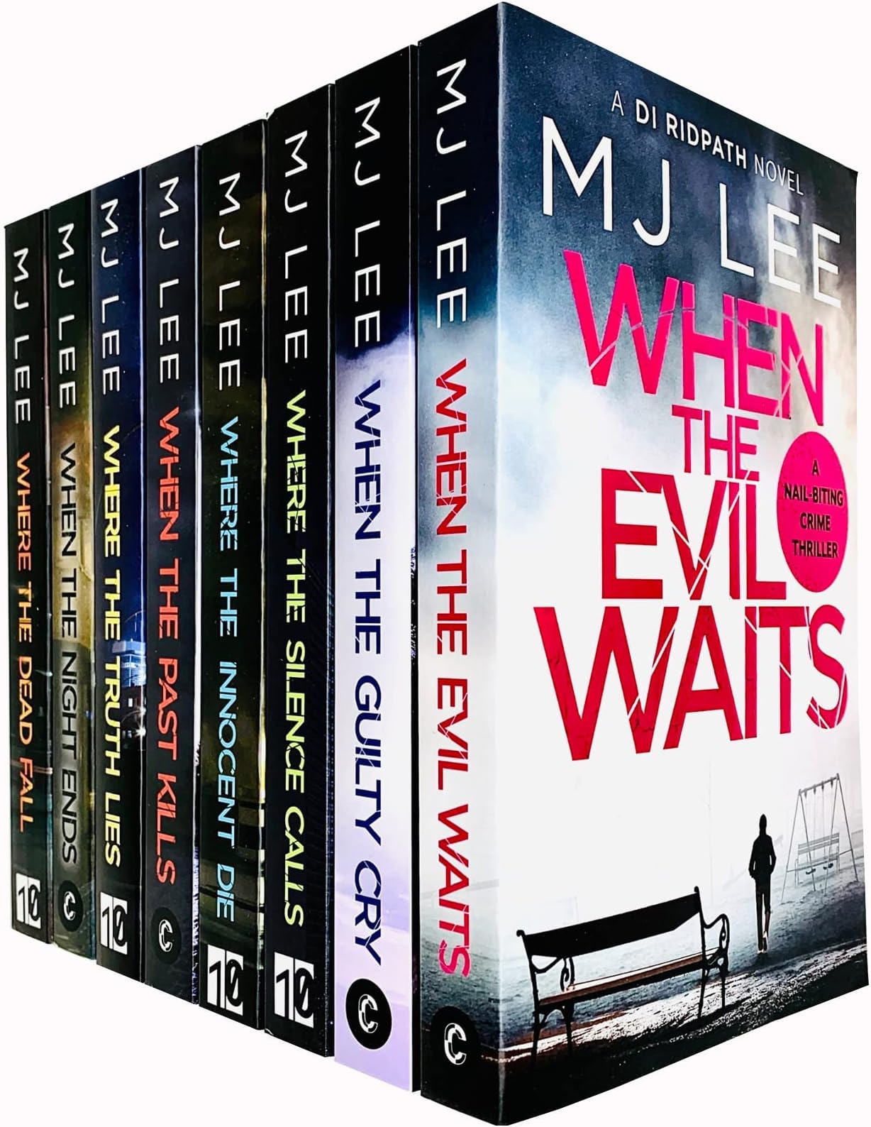 M J Lee DI Ridpath Series Collection 8 Books Set (When the Past Kills, Where the Silence Calls, Where The Truth Lies, When the Guilty Cry, Dead Fall, Night Ends, When the Evil Waits, Innocent Die)