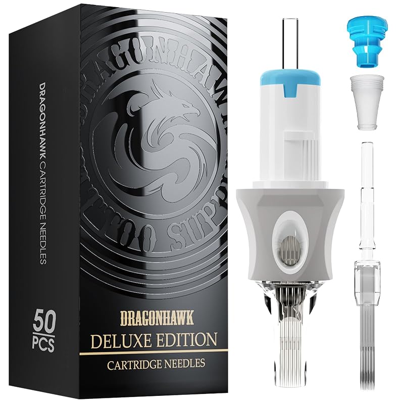 Dragonhawk Glide Cartuchos de Agulhas para Tatuagem 1007M