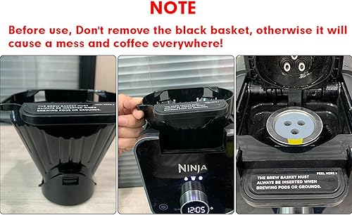 Miniatura 2 de Tazas K reutilizables de acero inoxidable compatibles con cafetera Ninja, cápsulas de café reutilizables K Cup, filtros de café reutilizables