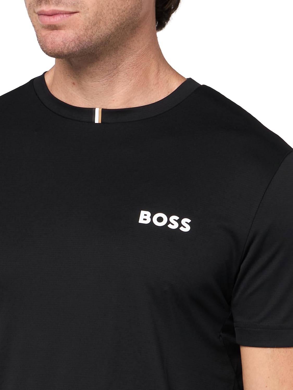 BOSS Men's Bold Logo Tennis Train T-Shirt