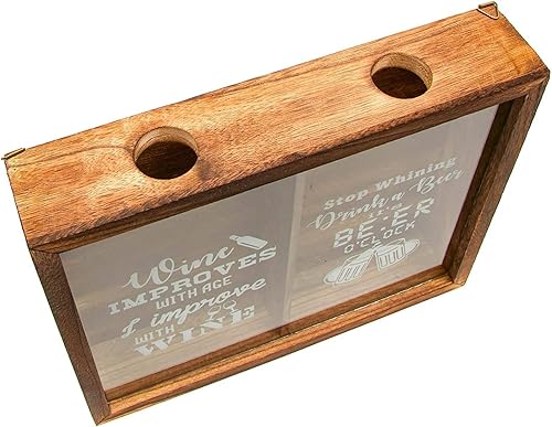 Miniatura 3 de Juvale Soporte para tapón de cerveza y corcho para vino, 13 x 11 x 2.5 pulgadas