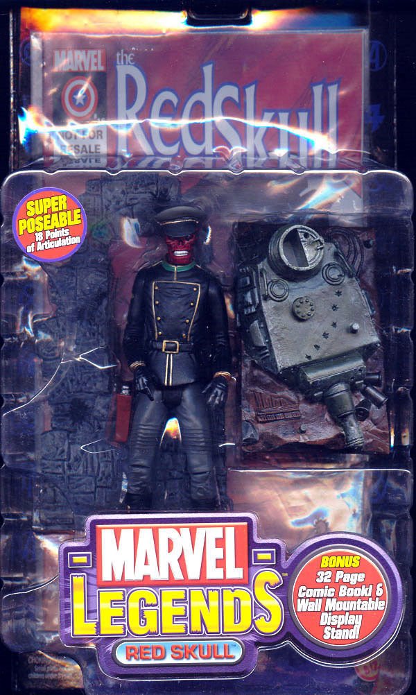 Amazon.com: MARVEL LEGENDS RED SKULL VARIANT SERIES V by Marvel