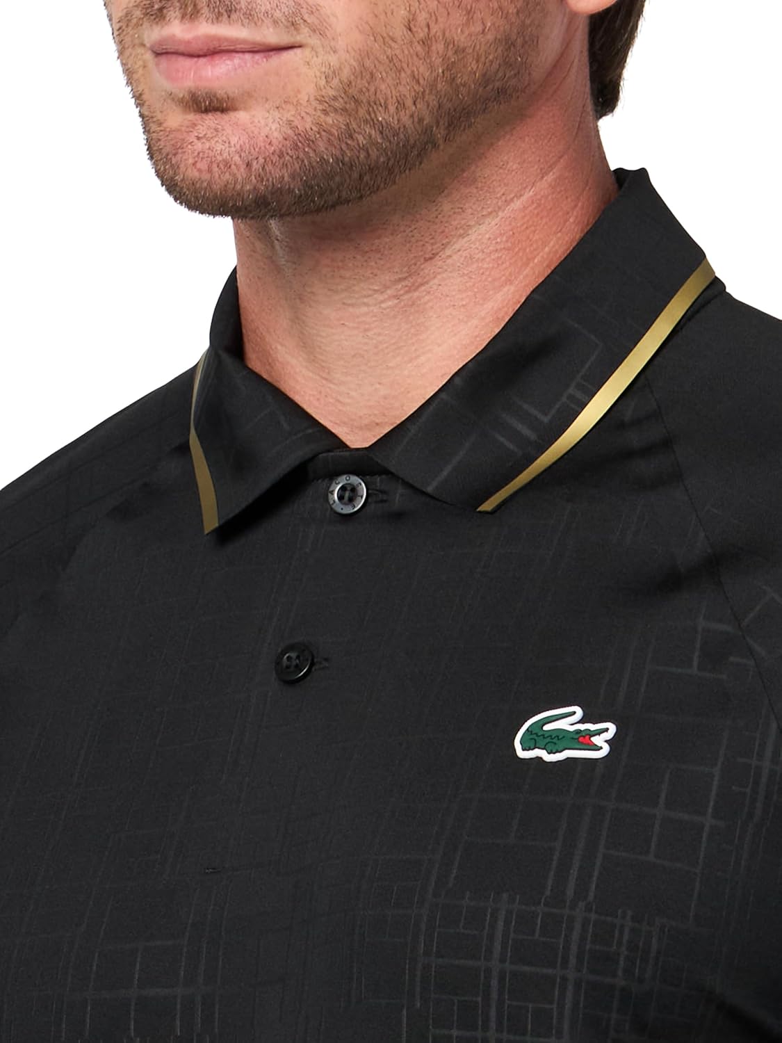 Lacoste Mens Tennis X Novak Djokovic on Court Polo - Image 3