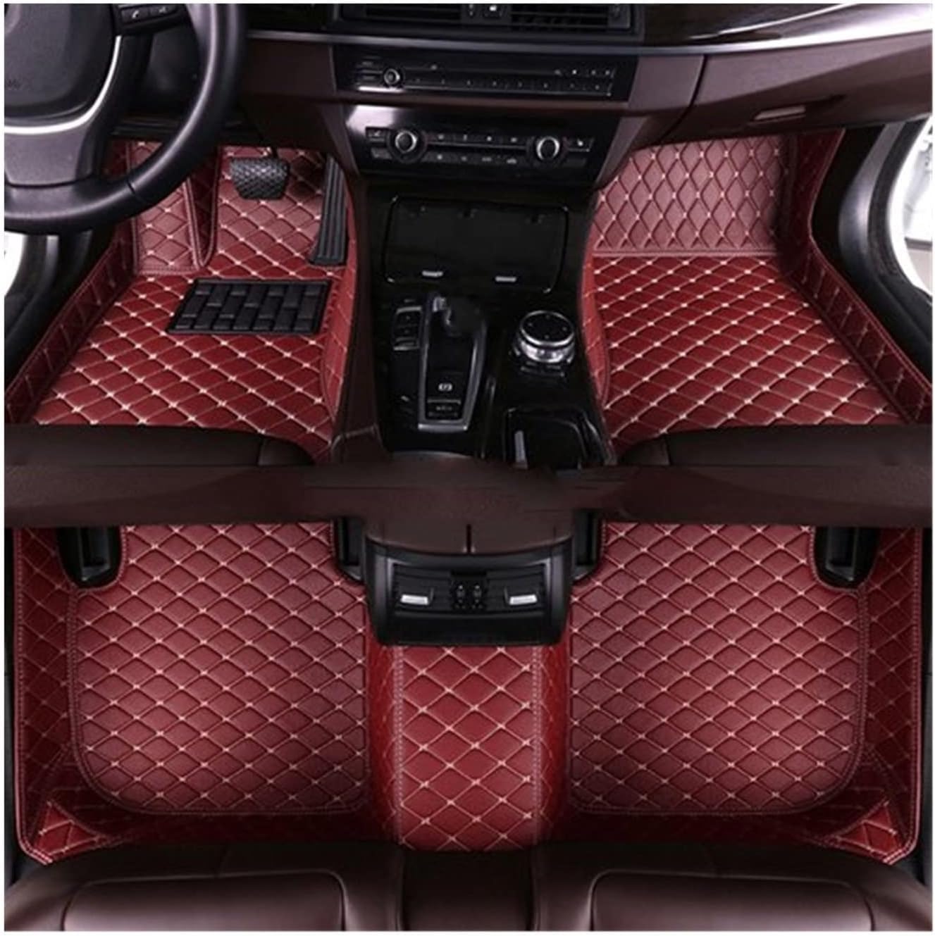 Tapis de voiture pour Peugeot 2008 E2008 2020-2023 sur mesure noir - 4