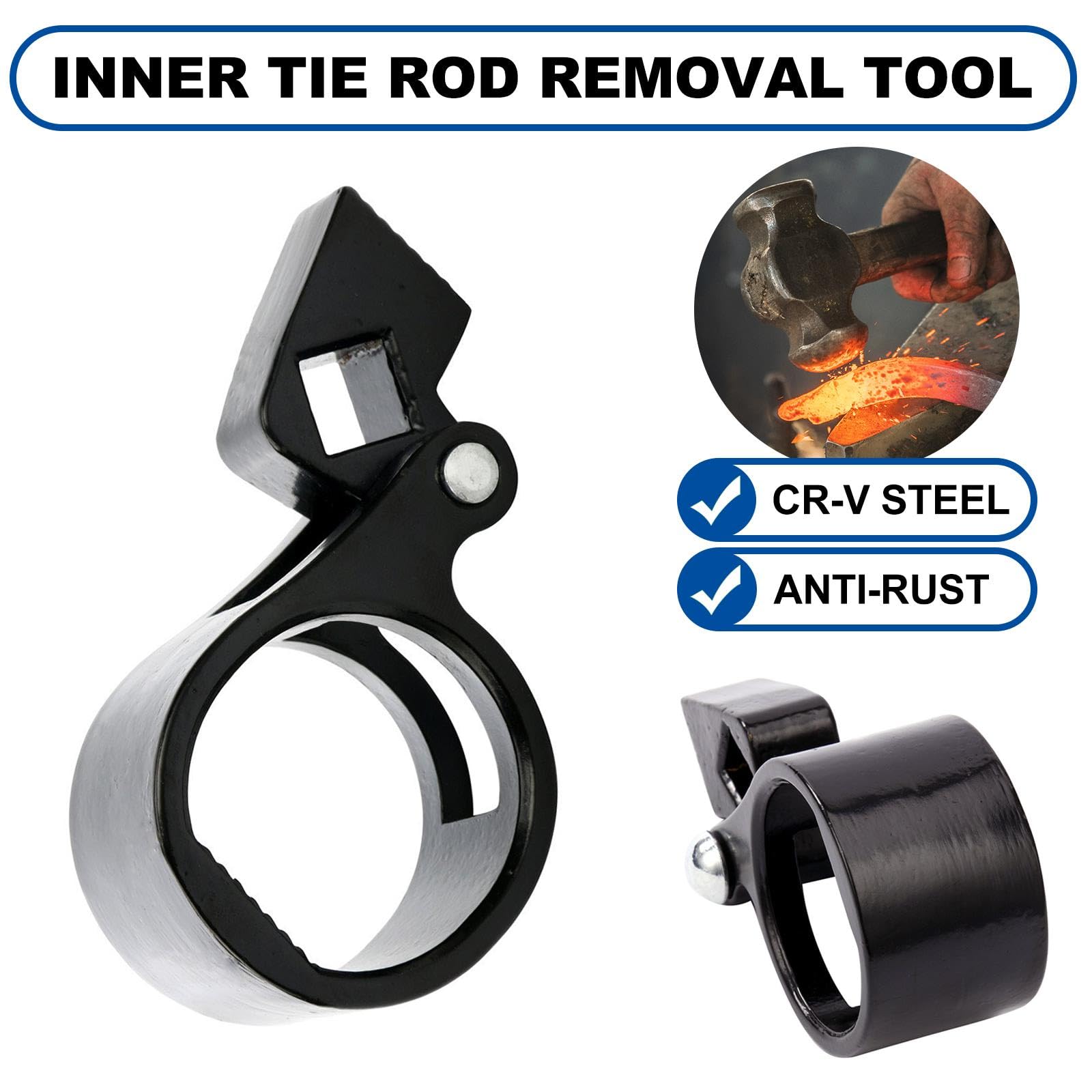 Chiave Universale Per Rimozione Tirante Interno 27-42 Mm - Estrattore Per Testa Quadra 1/2", Compatibile Con Auto E Camion
