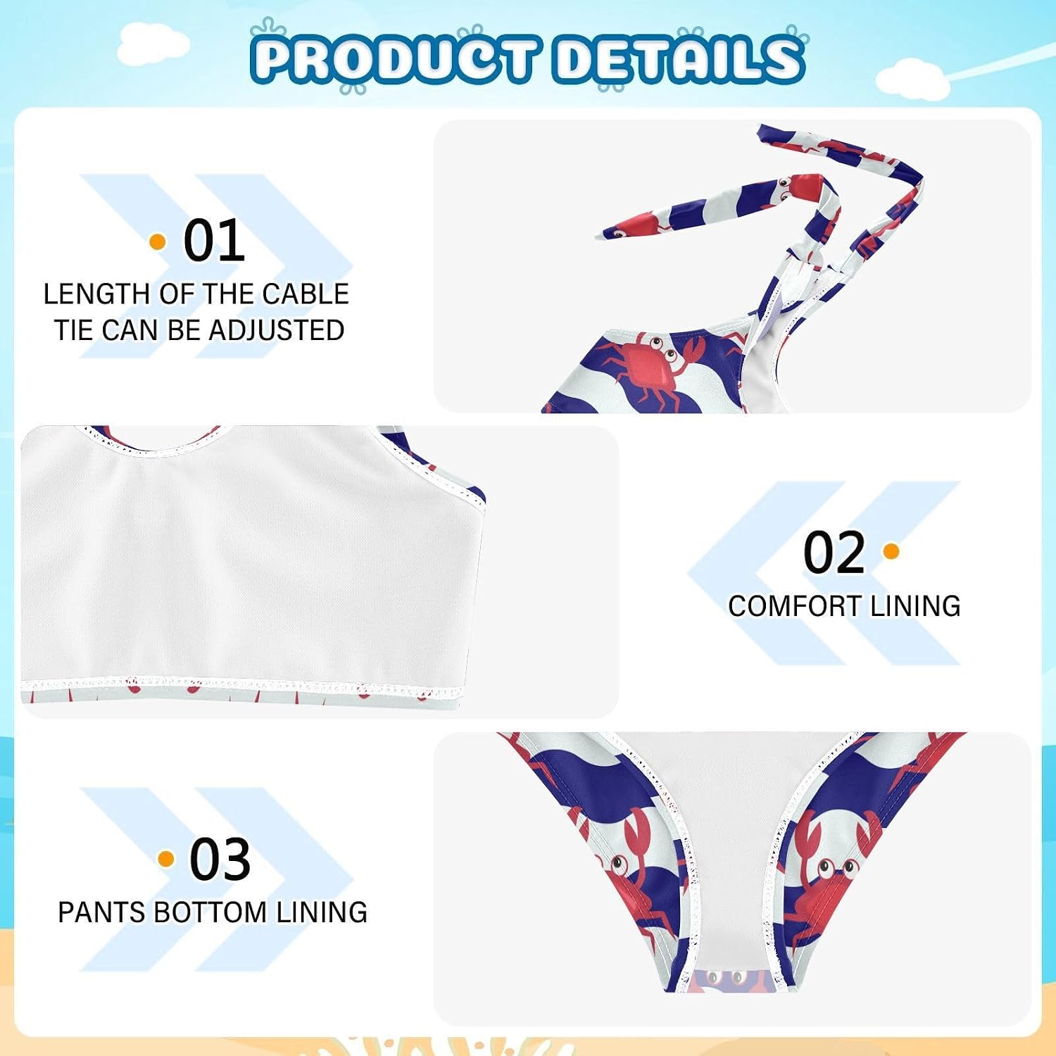 CaTaKu Girls Two Piece Swimsuits Toddler Bathing Suits Bikini Set Summer Beach Swimwear for Girls Size 3-12T