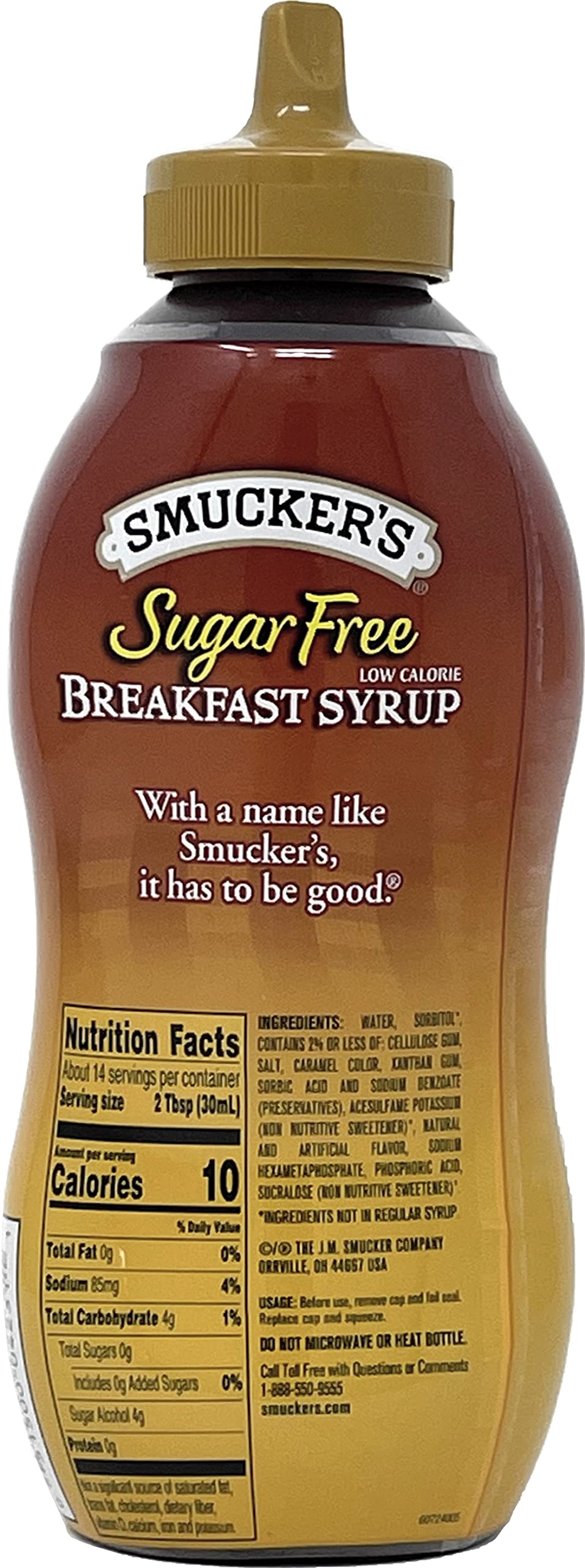 Buy Smucker's Sugar Free Breakfast Syrup, 14.5 fl oz (Pack of 3) with