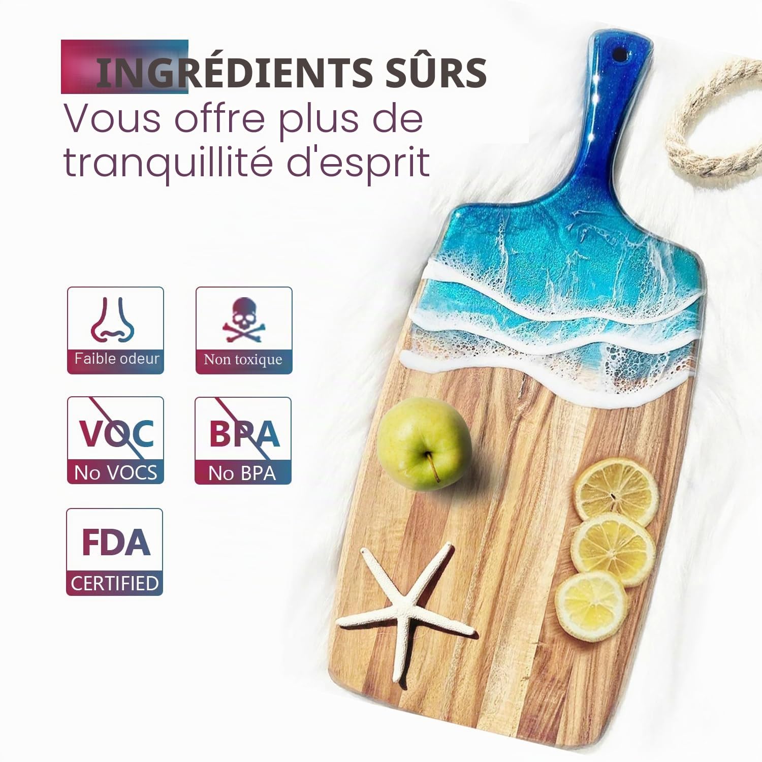 Resine Epoxy,3785ml 1:1 Résine époxy et Durcisseur transparente pour Bois, l’artisanat et l'art, Tables de Rivière, Fabrication de Bijoux