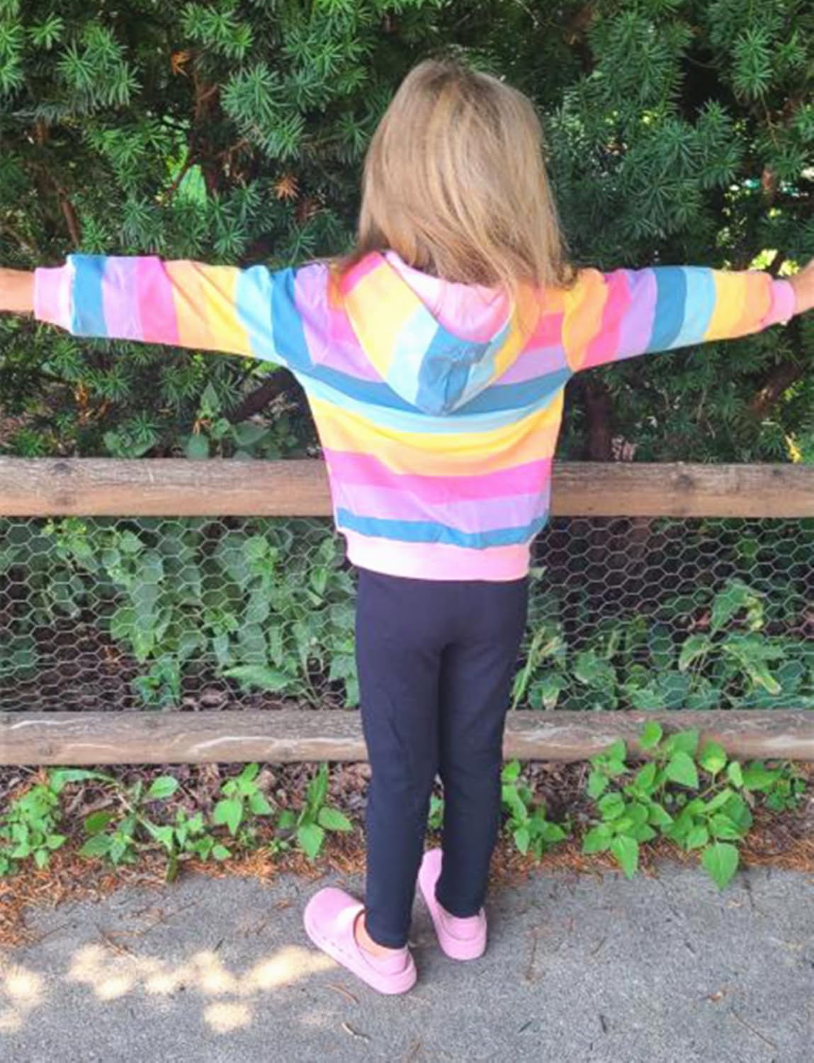 Baby Girl Zip-up Jacket Rainbow Unicorn Cotton Hoodie Sweatshirt Toddler Fall Coat Kids Winter Outfits Outerwear 2t-7t - Image 5