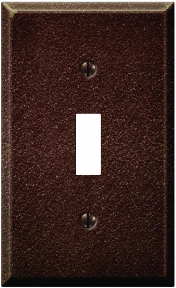 Textured Antique Copper Steel Switch Wall Plate Switch Plates