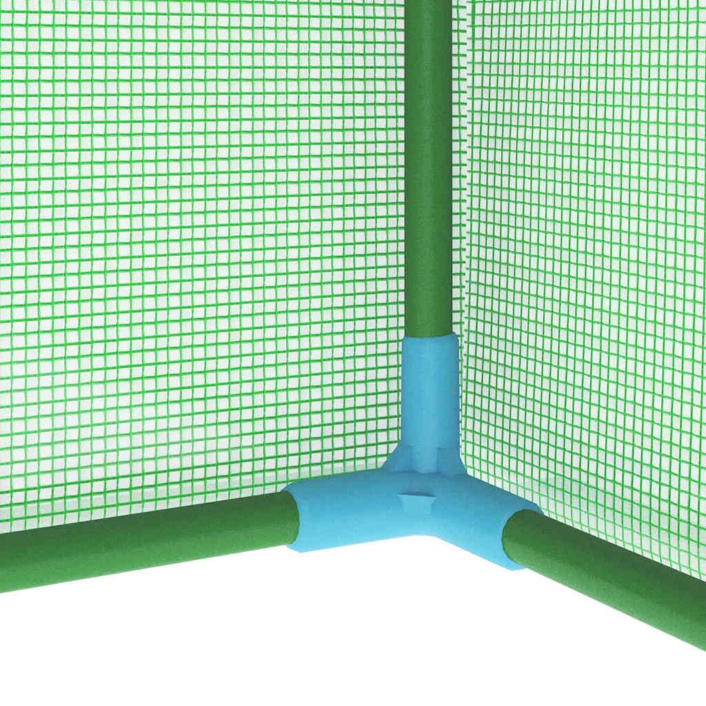 Szklarnia ze stalową ramą 0,5 m² 1 x 0,5 x 1,9 m