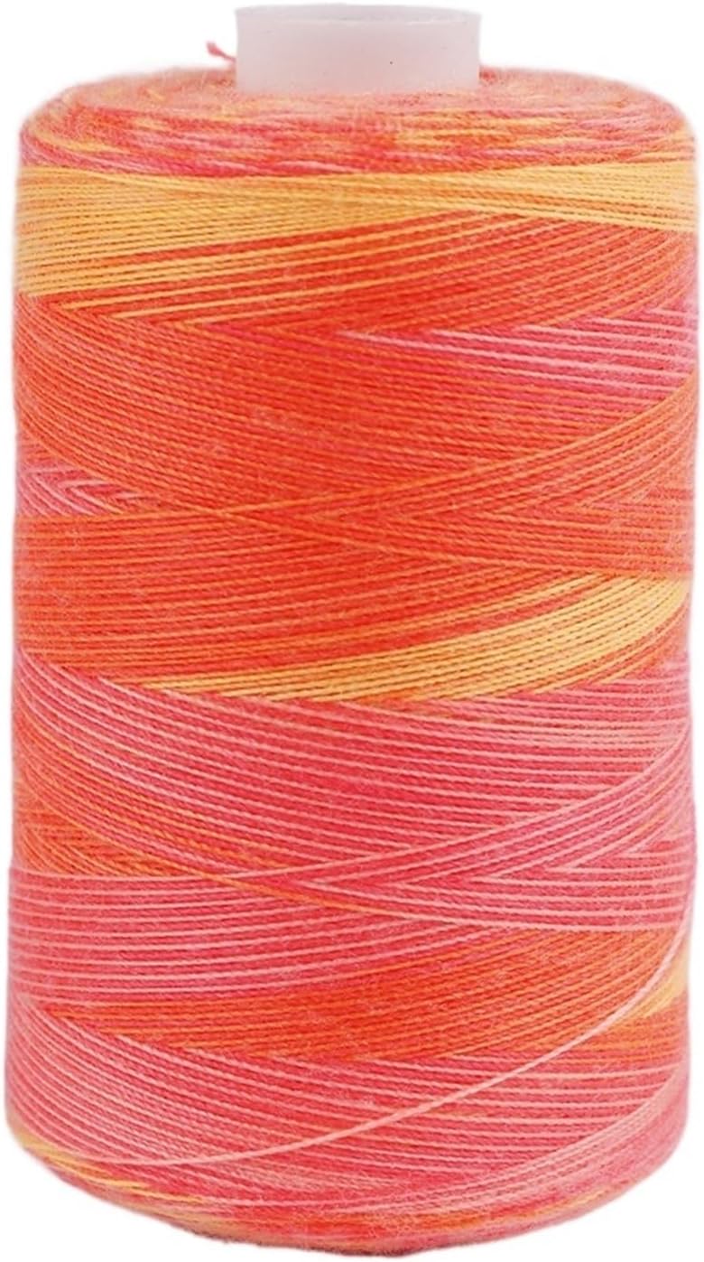 300-1000-3000Yard/Spools, Sections Dyeing Thread,Suitable Quilting,Needlework Household Sewing Machine(FR011-5-300Yd)