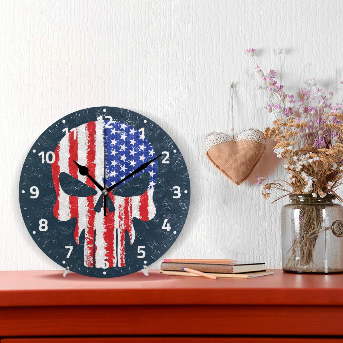 髑髏掛け時計 特典付 インターゼロ 電波時計 PROUD CLOCK プラウドクロック 壁掛け